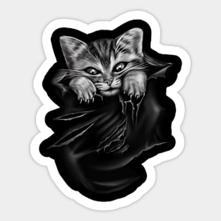 a cute cat Sticker